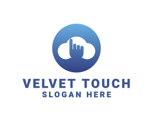 Touch Cloud Storage logo design