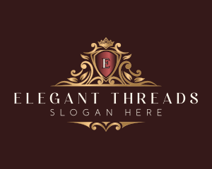 Luxury Crown Shield logo design