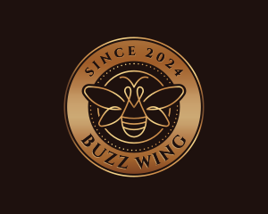 Premium Bee Apiary logo design