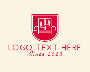 Chair - Armchair Cactus Homeware logo design