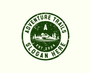 Mountain Adventure Camp  logo design