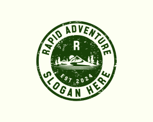 Mountain Adventure Camp  logo design