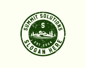 Mountain Adventure Camp  logo design