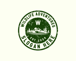 Mountain Adventure Camp  logo design