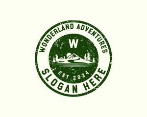 Mountain Adventure Camp  logo design