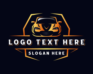 Motor - Luxury Car Driving logo design