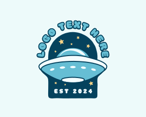 UFO Futuristic Spaceship Logo