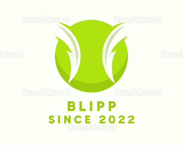 Electric Green Tennis Ball Logo