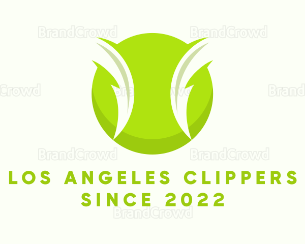 Electric Green Tennis Ball Logo