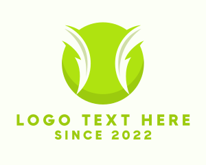 Handball - Electric Green Tennis Ball logo design