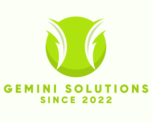 Electric Green Tennis Ball logo design