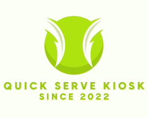 Electric Green Tennis Ball logo design