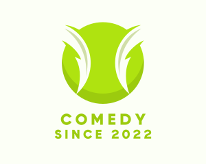 Electric Green Tennis Ball logo design
