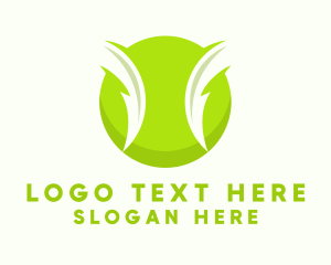 Electric Green Tennis Ball Logo