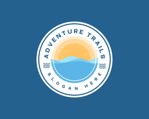 Beach Ocean Adventure logo design