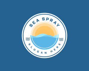 Beach Ocean Adventure logo design