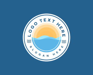 Beach Ocean Adventure Logo