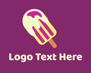 Ice Lolly - Ice Cream Popsicle logo design