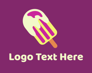 Ice Cream Popsicle Logo