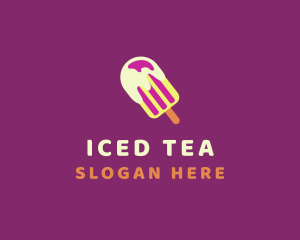 Ice Cream Popsicle logo design