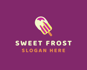 Ice Cream Popsicle logo design