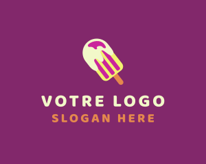 Ice Pop - Ice Cream Popsicle logo design