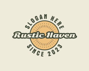 Retro Souvenir Store logo design