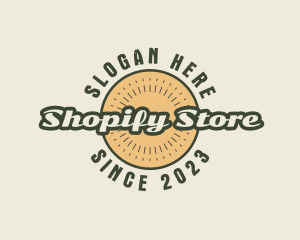 Retro Souvenir Store logo design