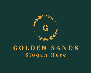 Golden Leaf Jewelry  logo design