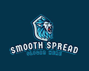 Lion Beast Shield logo design