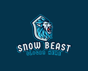 Lion Beast Shield logo design