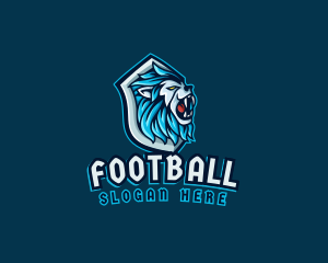 Streaming - Lion Beast Shield logo design
