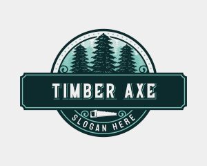 Carpentry Logging Joinery logo design