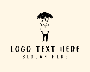 Dog - Cartoon Dog Fashion logo design