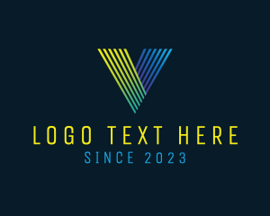 Generic - Digital Media Company Letter V logo design