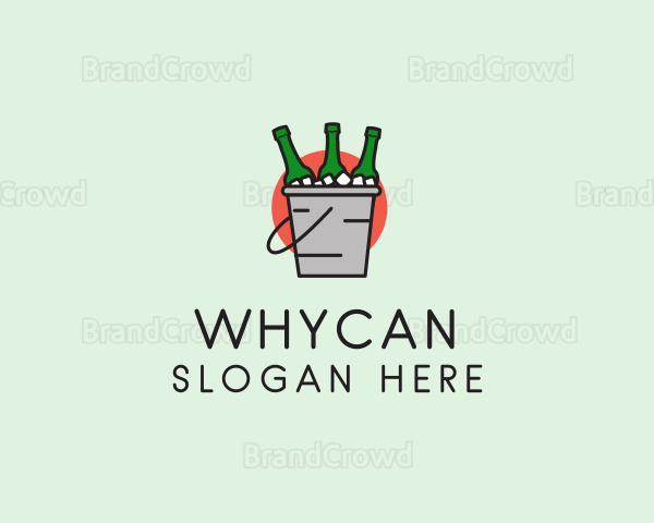 Alcohol Beer Bucket Logo