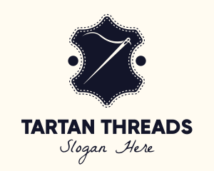 Needle Thread Sewing Badge logo design