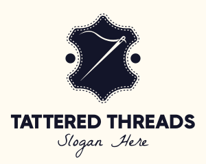 Needle Thread Sewing Badge logo design