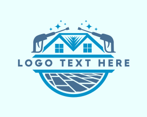 Tiles - Flooring Renovation Pressure Washer logo design