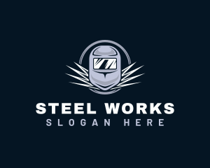 Industrial Welding Mask logo design