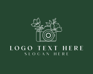 Photography - Floral Camera Photography logo design