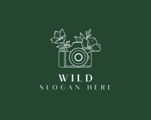 Photography - Floral Camera Photography logo design