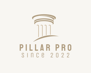 Column - Greek Roman Pillar Column logo design