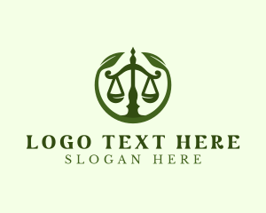 Notary - Environmental Justice Scale logo design