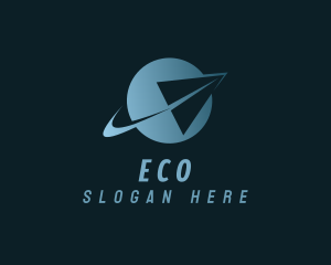 Plane Courier Logistics Logo