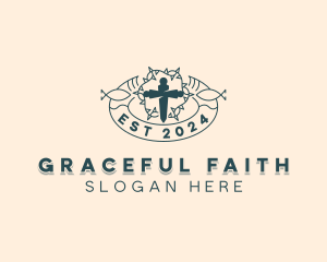 Christianity - Christian Cross Worship logo design