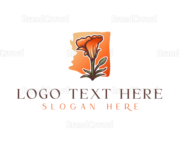 Arizona Lily Flower Logo