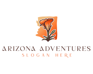 Arizona - Arizona Lily Flower logo design