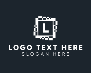 Film Strip - Digital Pixel Media logo design