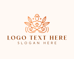 Meditation - Yoga Meditation Spa logo design